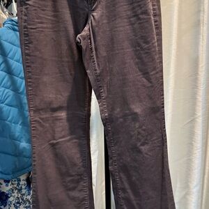 LOFT corduroy grey bootcut pants.